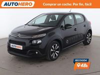 Usado Citroën C3 Feel 101 CV (74 kW) 2018 Negro Utilitario