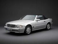 Usado Mercedes SL320 230 CV (169 kW) 1994 Plateado Coupe