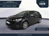 Usado Citroën C4 Feel 110 CV (80 kW) 2016 Negro Utilitario