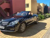 Usado Mercedes E200 Avantgarde 184 CV (135 kW) 2010 Negro Descapotable