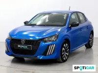 Usado Peugeot 208 Active 101 CV (74 kW) 2024 Azul Utilitario
