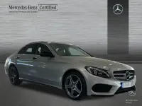 Usado Mercedes C220 AMG 170 CV (125 kW) 2016 Plata iridio Berlina