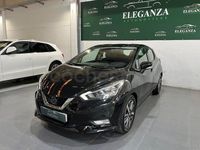 Usado Nissan Micra Visia 71 CV (52 kW) 2018 Negro Berlina