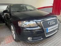 Usado Audi A3 Ambiente 140 CV (102 kW) 2006 Negro Utilitario