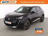 Usado Peugeot 2008 GT-line 131 CV (96 kW) 2021 Negro SUV