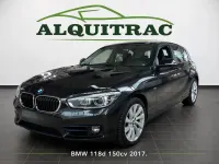 Usado BMW 118 Sport Line 150 CV (110 kW) 2017 Negro Utilitario