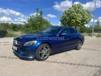 Käytetty Mercedes C220 AMG line 170 HP (125 kW) 2015 Sininen Sedan