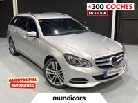 Usado Mercedes E220 Avantgarde 170 CV (125 kW) 2016 Plateado Familiar
