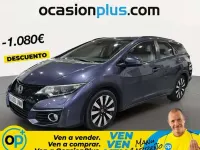 Usado Honda Civic Elegance 120 CV (88 kW) 2017 Azul Familiar