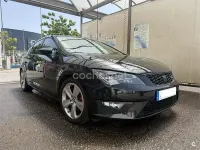 Usado Seat Leon FR 125 CV (91 kW) 2016 Negro Berlina