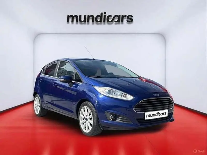 Usado Ford Fiesta Titanium 101 HP (74 kW) 2016 Azul Citadino