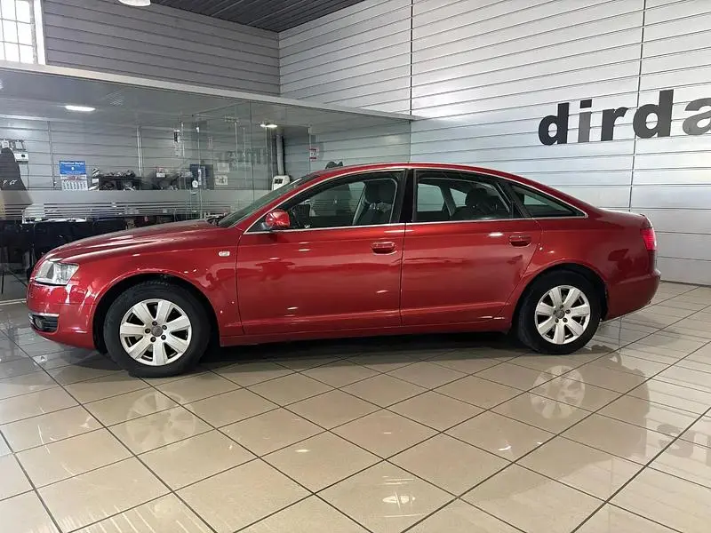 Brugt Audi A6 233 HK (171 kW) 2007 Rød Sedan