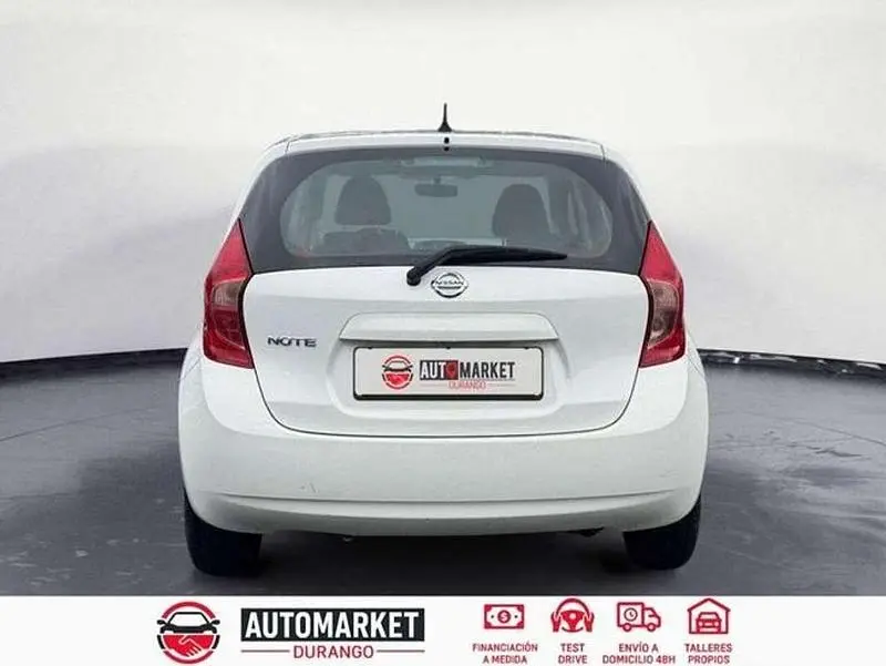 Begagnad Nissan Note 80 HK (58 kW) 2014 Vit Halvkombi