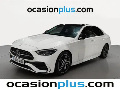 Brugt Mercedes C220 AMG 200 HK (147 kW) 2023 Hvid Sedan
