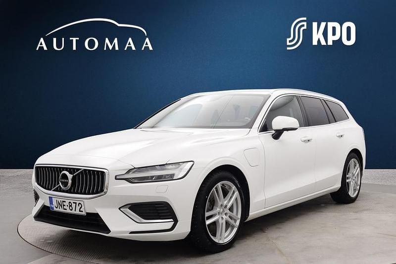 Valkoinen Käytetty 2021 Volvo V60 Inscription Farmari | 29 900 € (Hyvä tarjous) - Kuva 1/2