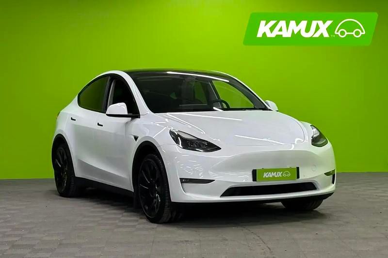 Valkoinen Käytetty 2022 Tesla Model Y Katumaasturi | 32 580 € (Perustarjous) - Kuva 1/4