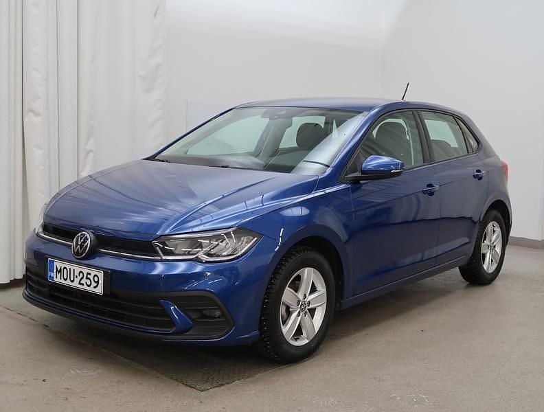 Sininen Käytetty 2022 VW Polo Business Viistoperä | 17 800 € (Perustarjous) - Kuva 1/3