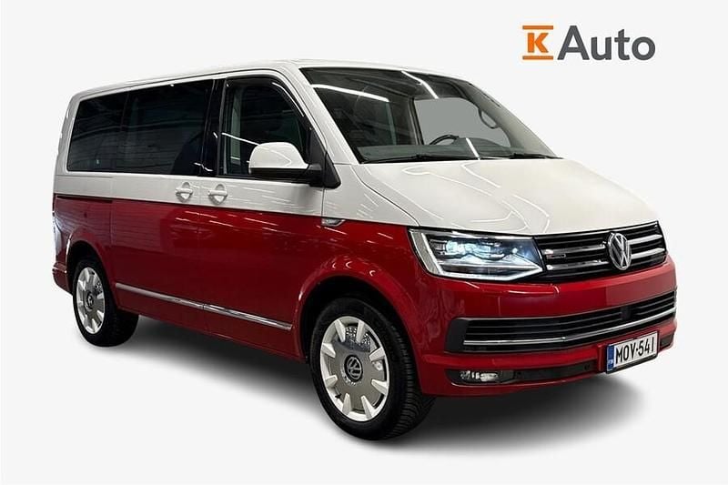 Käytetty VW Multivan Generation Six 204 HP (150 kW) 2016 Punainen Van