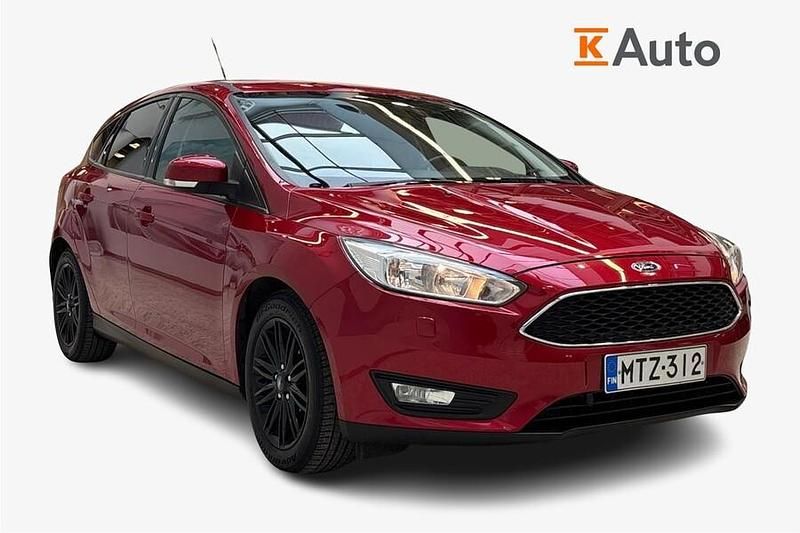 Punainen Käytetty 2016 Ford Focus Trend Viistoperä | 9 250 € (Supertarjous) - Kuva 1/3