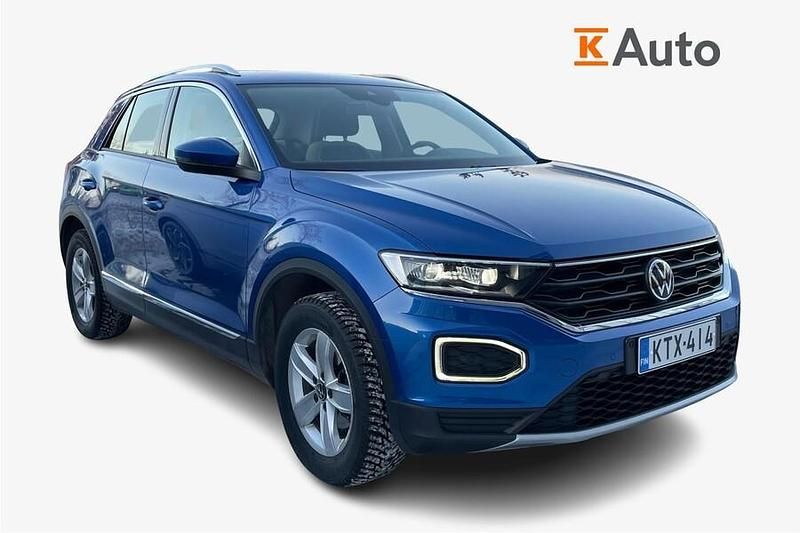 Sininen Käytetty 2021 VW T-Roc Sportline Katumaasturi | 25 800 € (Perustarjous) - Kuva 1/4