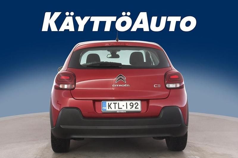 Käytetty Citroën C3 Feel 83 HP (61 kW) 2019 Punainen Viistoperä