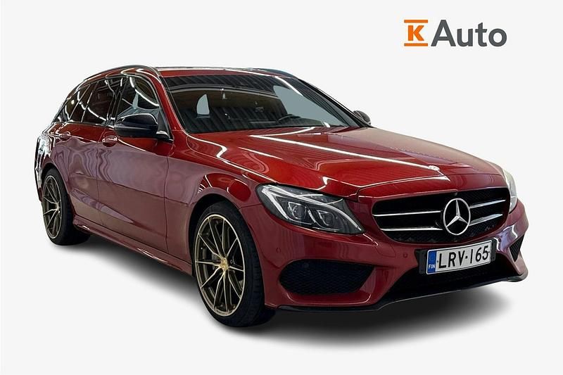 Punainen Käytetty 2016 Mercedes C220 Premium Farmari | 23 900 € (Kallis) - Kuva 1/3