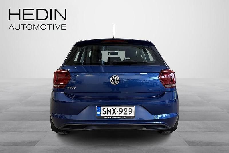 Käytetty VW Polo Comfortline 95 HP (69 kW) 2018 Sininen Viistoperä