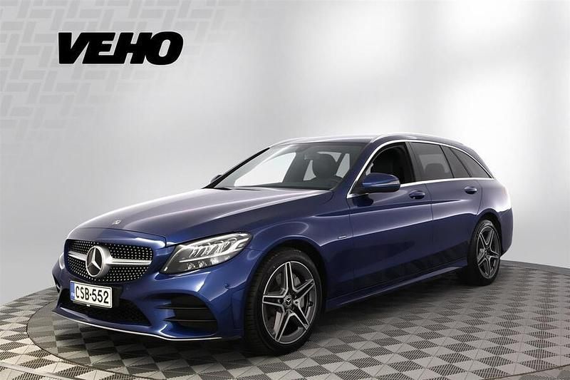Sininen Käytetty 2020 Mercedes C300e Business Farmari | 24 400 € (Perustarjous) - Kuva 1/4