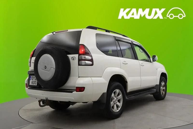 Käytetty Toyota Land Cruiser 173 HP (127 kW) 2007 Valkoinen Katumaasturi