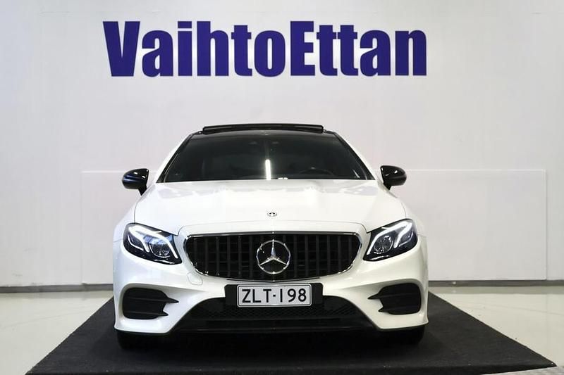Käytetty Mercedes E220 Business 194 HP (142 kW) 2018 Valkoinen Coupe - kaksiovinen