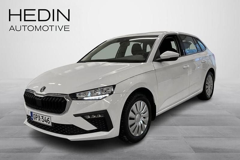 Valkoinen Käytetty 2024 Skoda Scala Essence Viistoperä | 19 490 € (Perustarjous) - Kuva 1/3