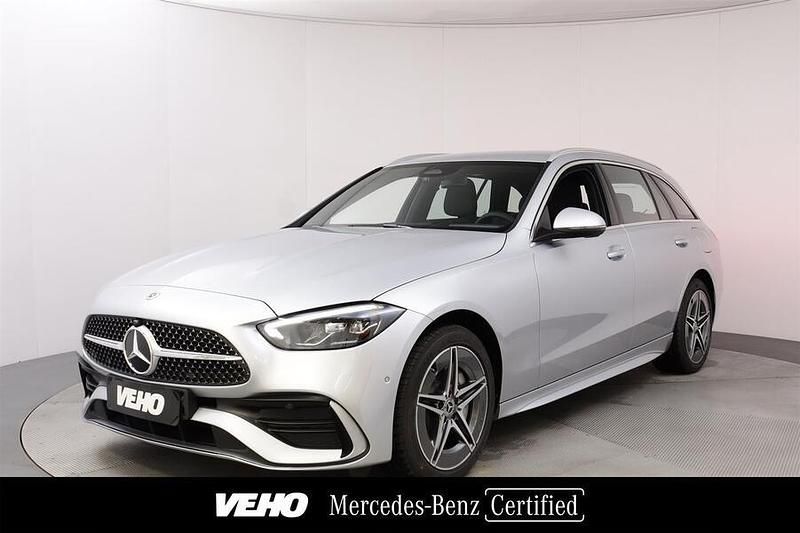Harmaa Käytetty 2024 Mercedes C300e Business Farmari | 47 900 € (Hieman kallis) - Kuva 1/4