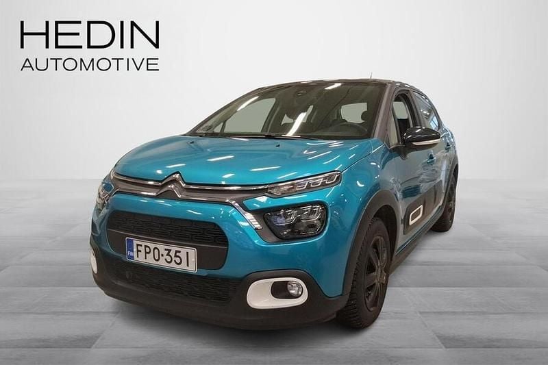 Vihreä Käytetty 2020 Citroën C3 PureTech Viistoperä | 6 590 € (Perustarjous) - Kuva 1/4