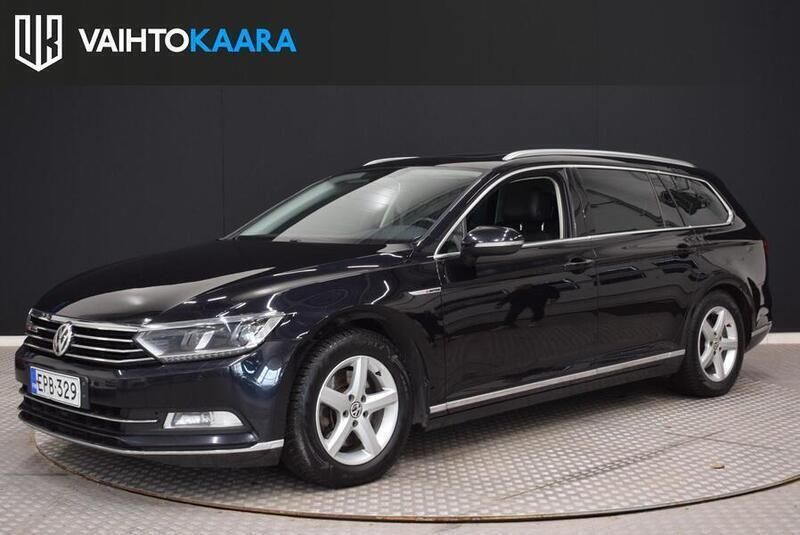 Musta Käytetty 2015 VW Passat Highline Farmari | 15 680 € (Perustarjous) - Kuva 1/2