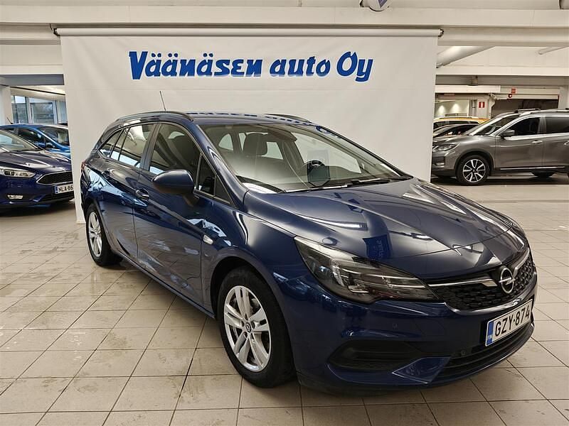 Sininen Käytetty 2021 Opel Astra Ultimate Farmari | 12 900 € (Hyvä tarjous) - Kuva 1/4