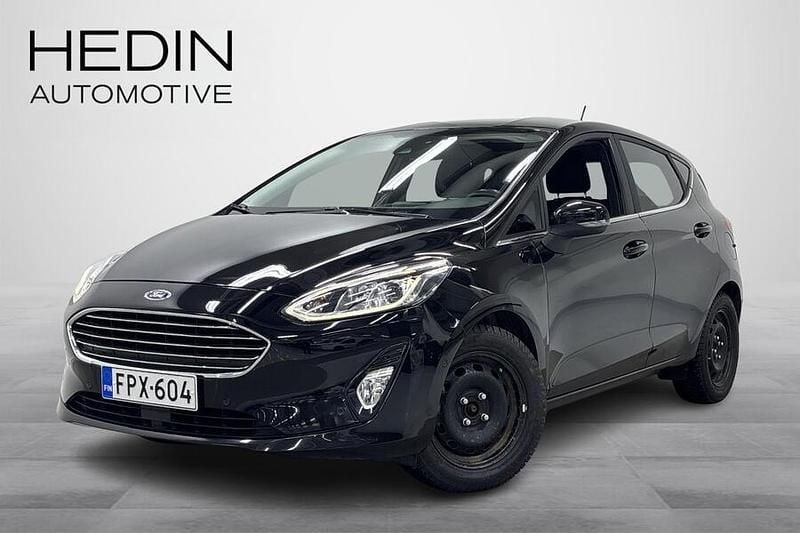 Musta Käytetty 2021 Ford Fiesta Titanium Viistoperä | 7 590 € (Supertarjous) - Kuva 1/3