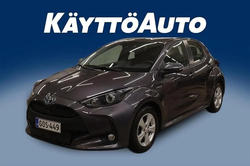 Harmaa Käytetty 2021 Toyota Yaris Hybrid Active Viistoperä | 18 490 € (Perustarjous) - Kuva 1/4