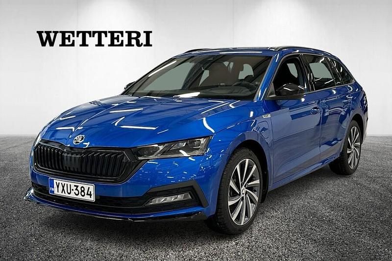Sininen Käytetty 2024 Skoda Octavia SportLine Farmari | 24 900 € - Kuva 1/3