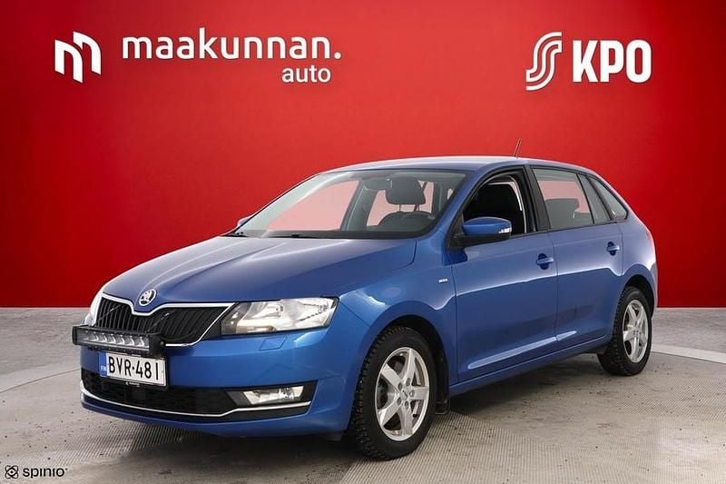 Sininen Käytetty 2019 Skoda Rapid Clever Viistoperä | 13 900 € (Perustarjous) - Kuva 1/3