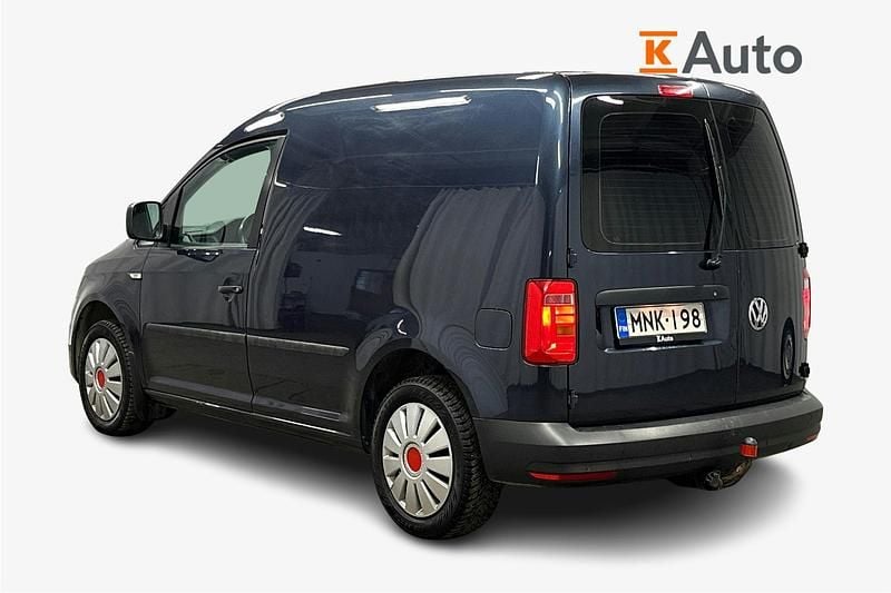 Käytetty VW Caddy 102 HP (75 kW) 2018 Sininen Tila-auto
