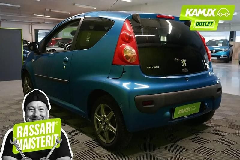 Käytetty Peugeot 107 68 HP (50 kW) 2009 Sininen Viistoperä