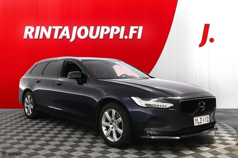 Sininen Käytetty 2017 Volvo V90 Momentum Farmari | 23 490 € (Hieman kallis) - Kuva 1/3