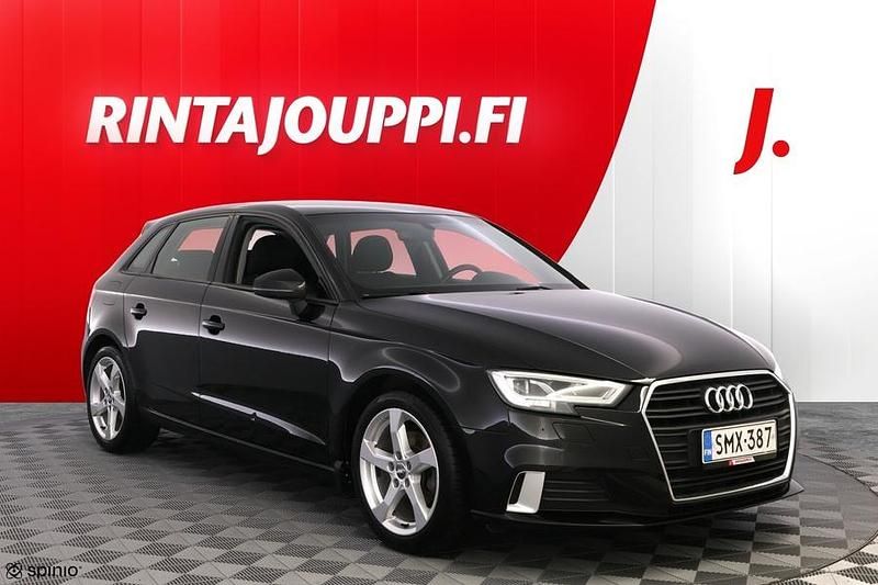 Musta Käytetty 2018 Audi A3 Sportback Business Viistoperä | 14 780 € (Perustarjous) - Kuva 1/3