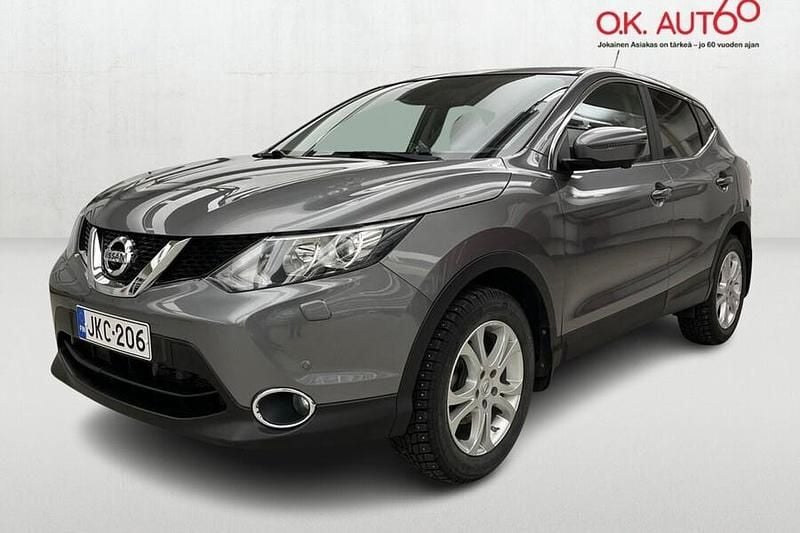 Harmaa Käytetty 2016 Nissan Qashqai N-Connecta Katumaasturi | 15 900 € (Perustarjous) - Kuva 1/4