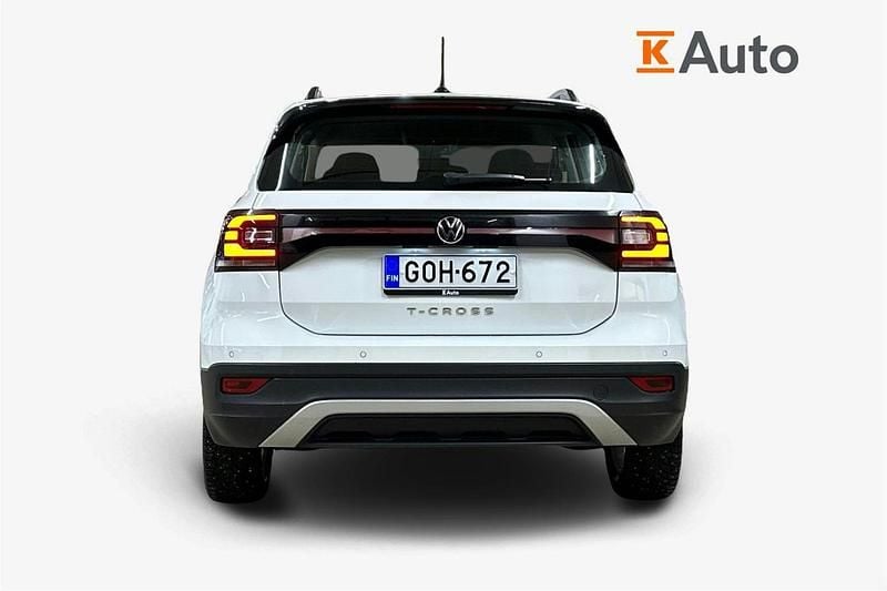 Käytetty VW T-Cross Style 116 HP (85 kW) 2020 Valkoinen Katumaasturi