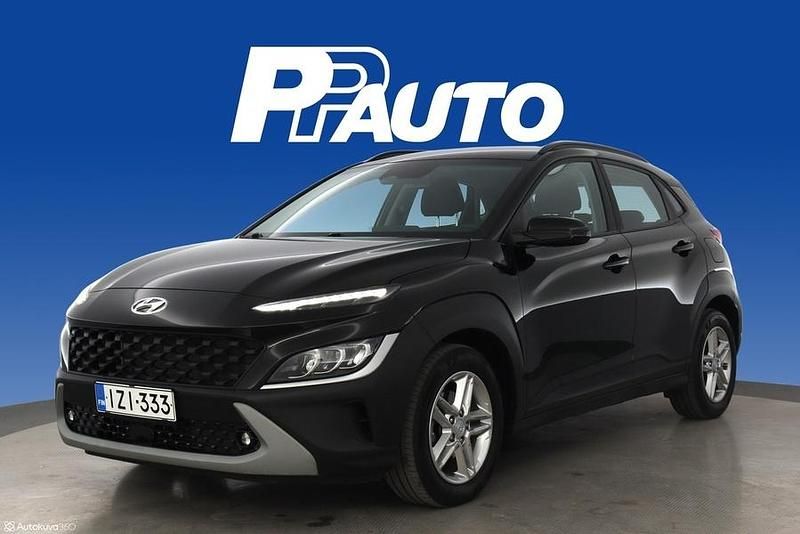 Käytetty Hyundai Kona Comfort 120 HP (88 kW) 2021 Musta Katumaasturi