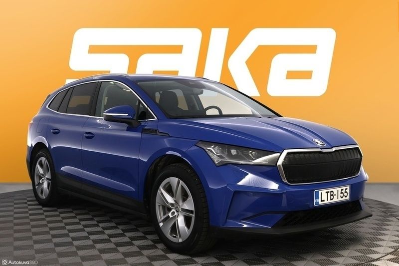 Sininen Käytetty 2022 Skoda Enyaq iV Katumaasturi | 33 900 € (Supertarjous) - Kuva 1/3