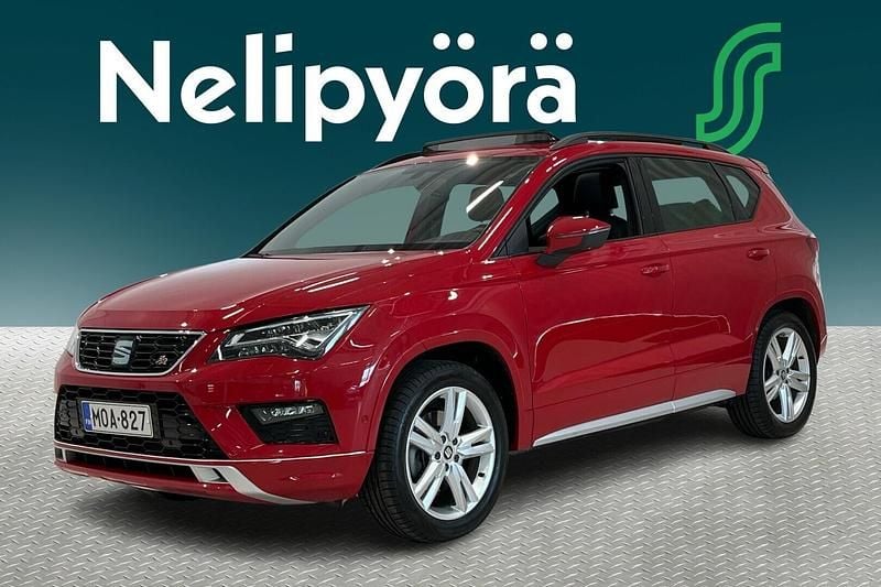 Punainen Käytetty 2020 Seat Ateca 4Drive Katumaasturi | 27 800 € - Kuva 1/2