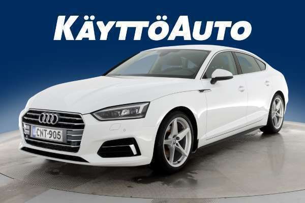 Valkoinen Käytetty 2020 Audi A5 Sportback Business Viistoperä | 27 690 € (Supertarjous) - Kuva 1/4