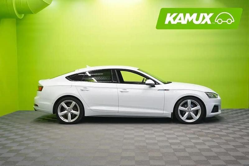 Käytetty Audi A5 Sportback S-Line 170 HP (125 kW) 2018 Valkoinen Viistoperä